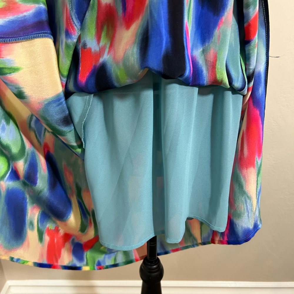 Maeve Multicolor Abstract Maxi Dress - Picture 13 of 16